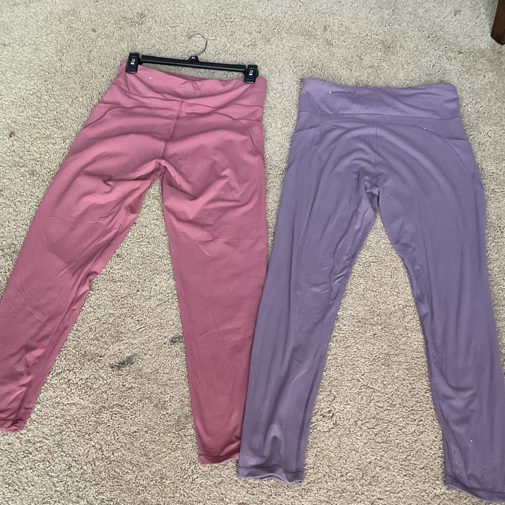 Aeropostale Mauve and Dusty Rose Leggings